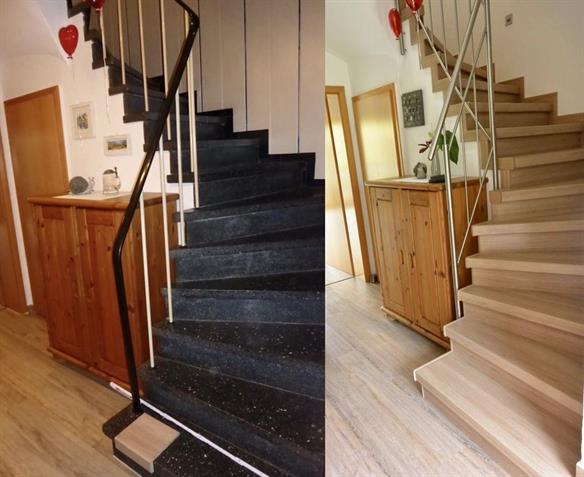 Treppenrenovierung - Alte Steintreppe im neuen Glanz!